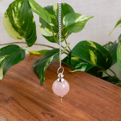 Rose Quartz Sephoroton Pendulum