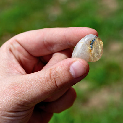 Rutilated Quartz Tumbled 1lb
