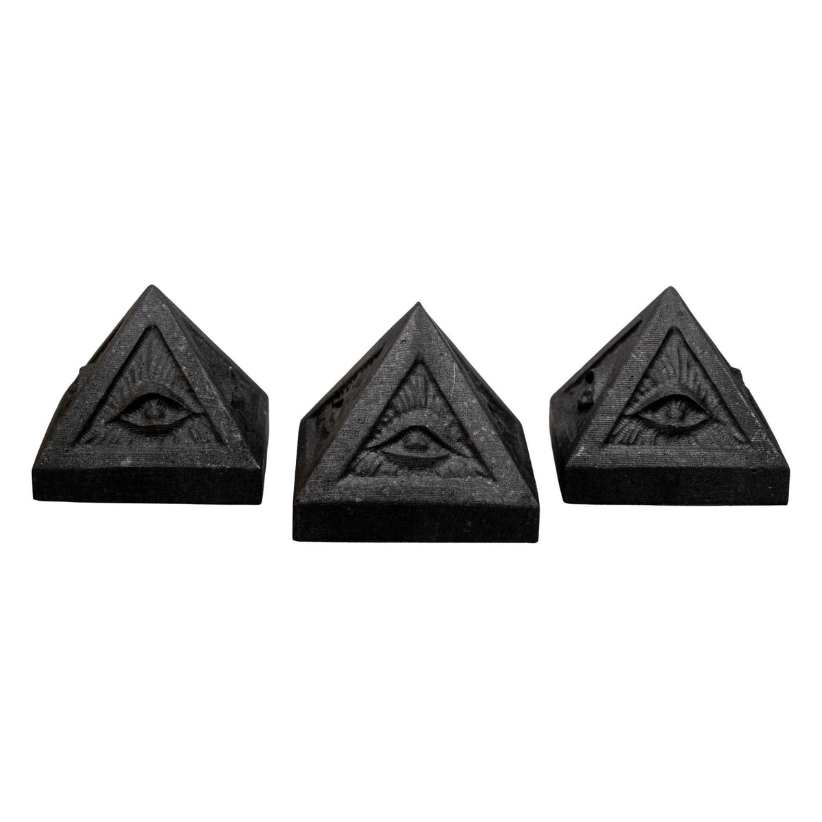 Shungite Evil Eye Pyramid