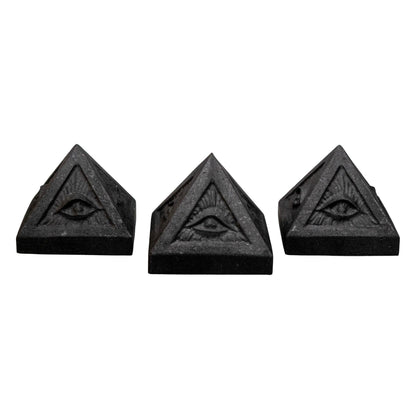 Shungite Evil Eye Pyramid