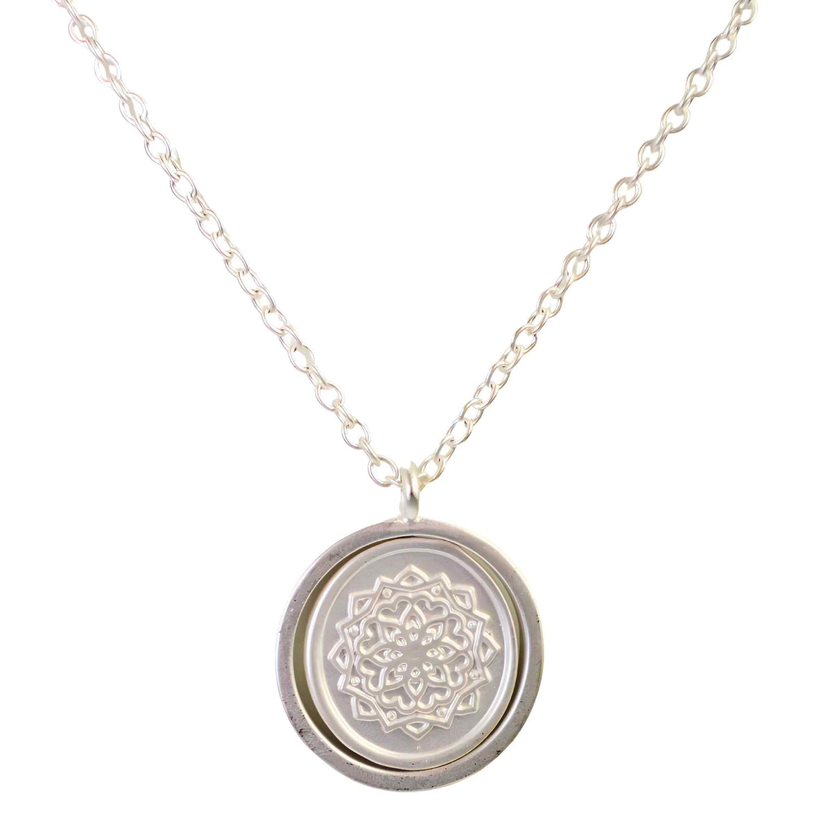 Mantra Medallion Necklace