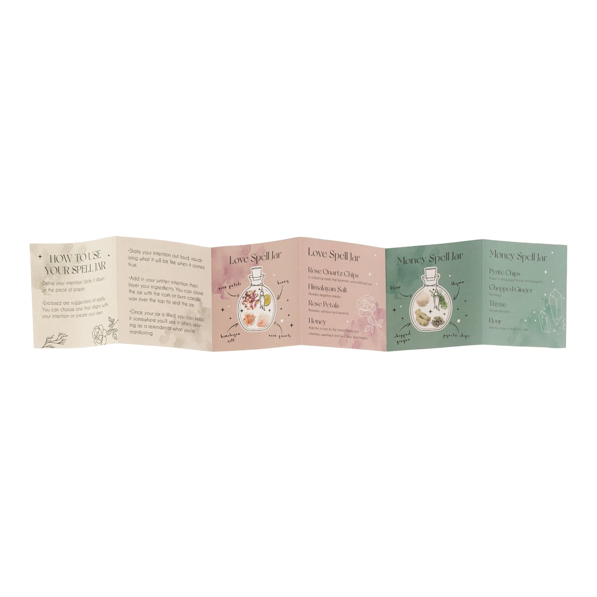 Spell Jar with Recipe Booklet