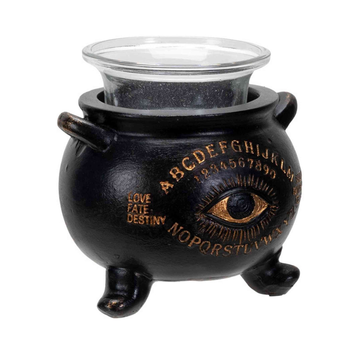 Spirit Board Cauldron Votive Holder
