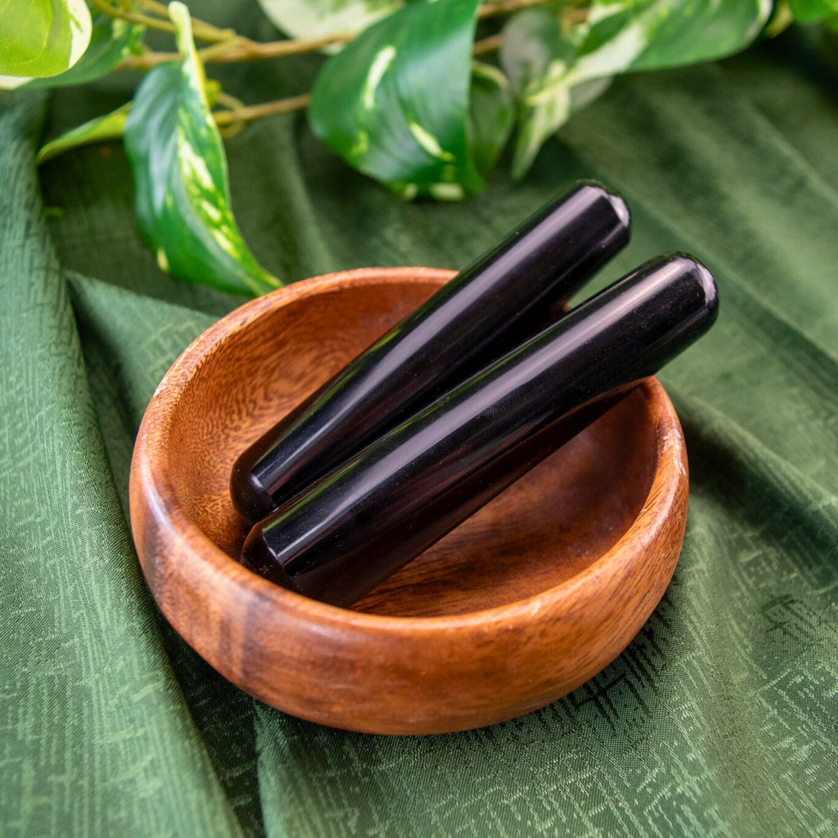Black Obsidian Tapered Wand
