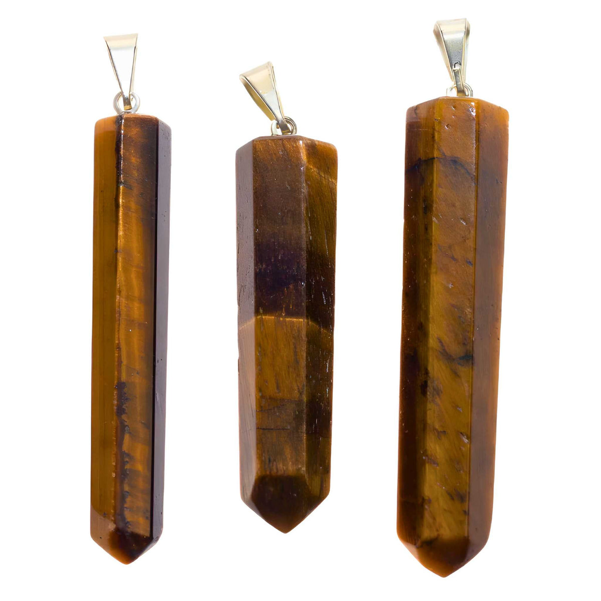 Tiger's Eye Point Pendant
