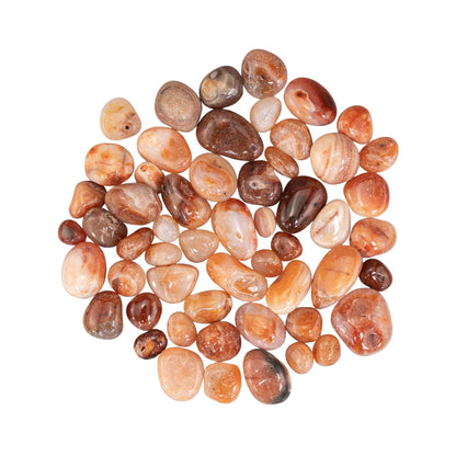 Banded Carnelian Tumbled 1lb
