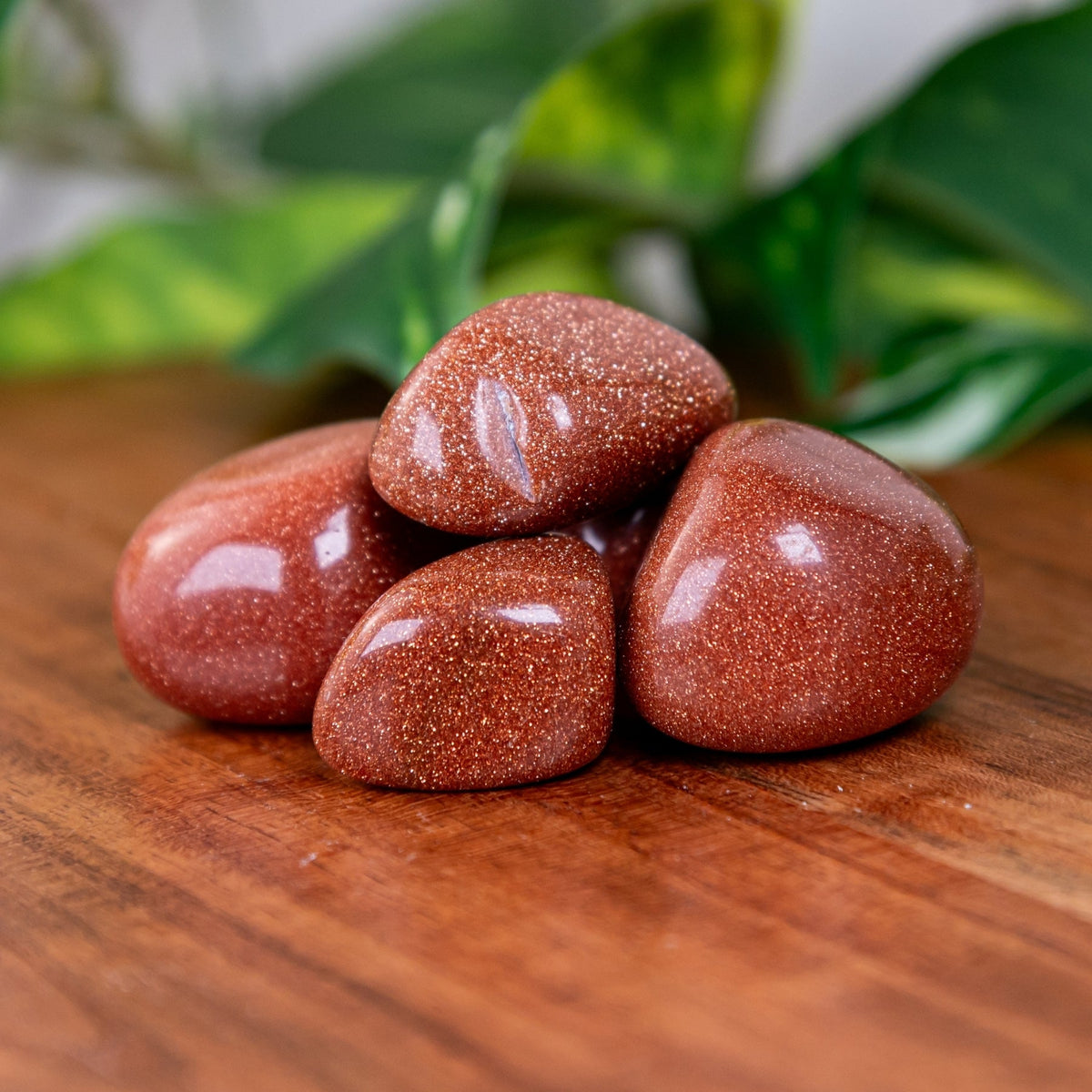 Red Goldstone Tumbled
