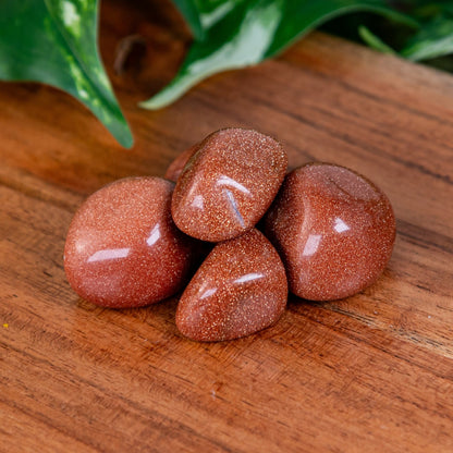 Red Goldstone Tumbled