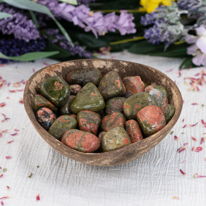 Unakite Tumbled 1lb