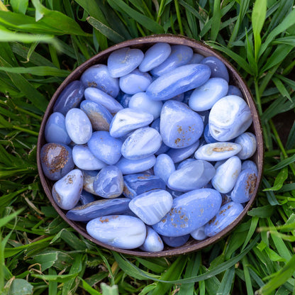 Blue Lace Agate Tumbled 1lb