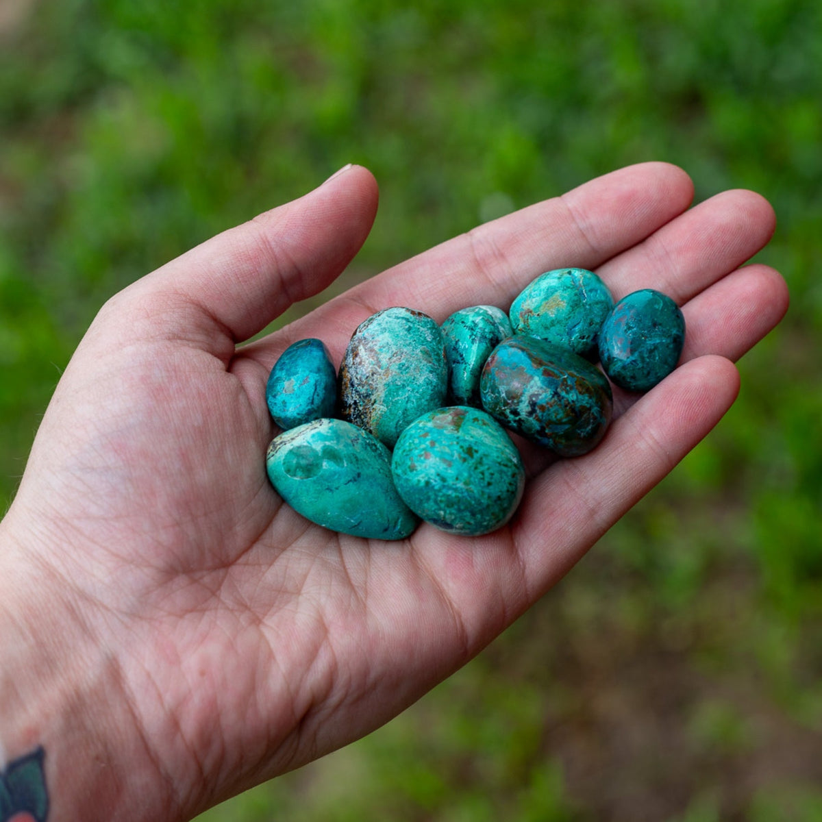 Tumbled Chrysocolla