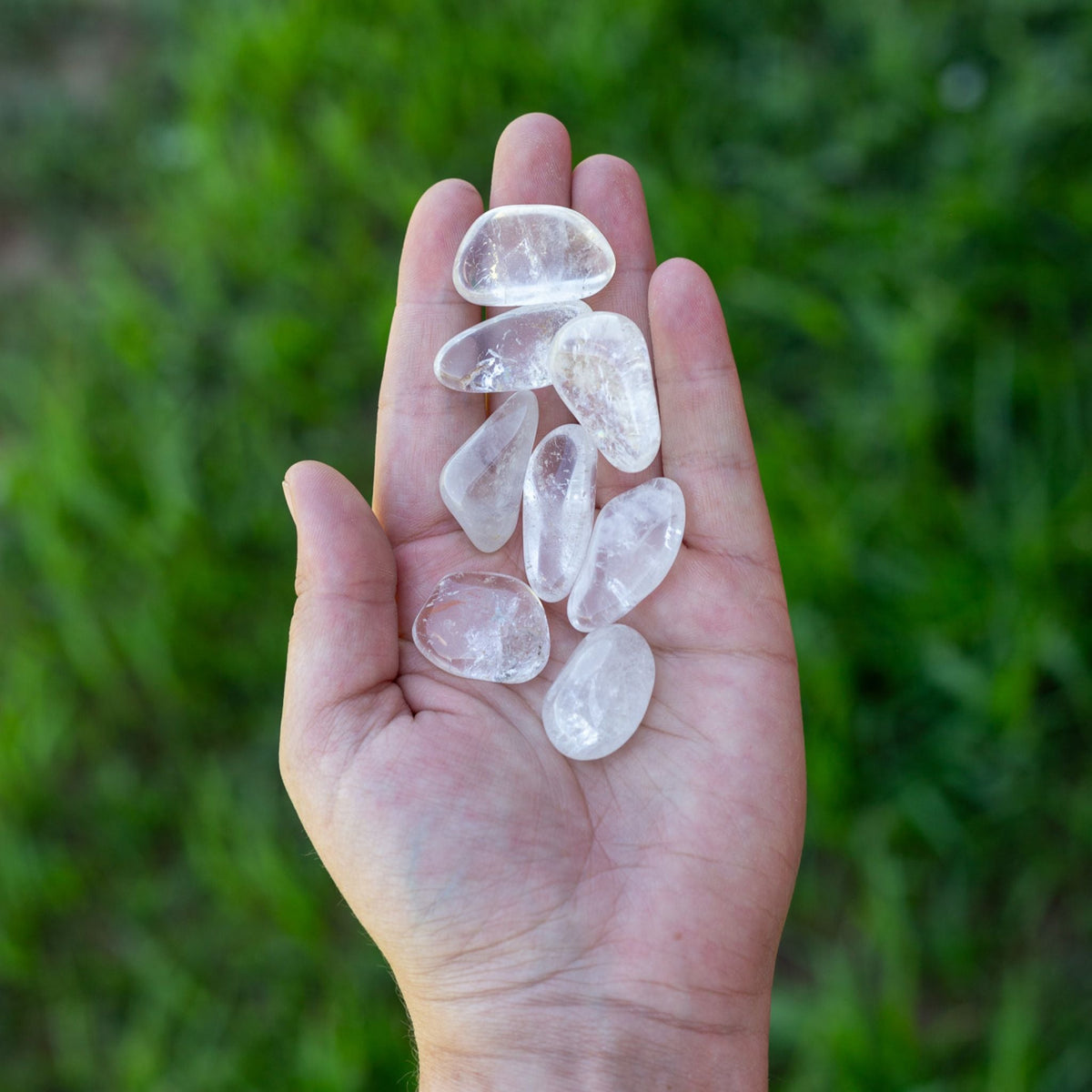 Clear Quartz Tumbled 1lb