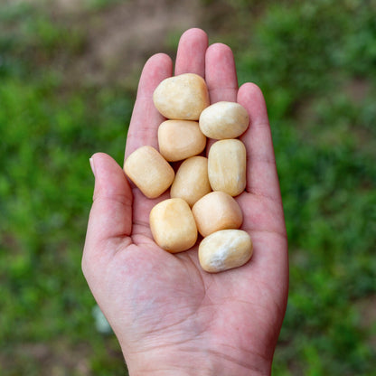 Yellow Calcite Tumbled 1lb