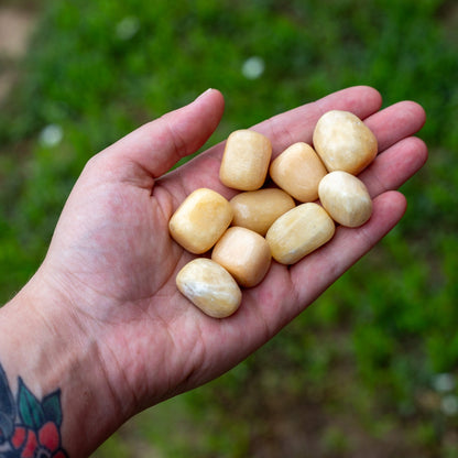 Yellow Calcite Tumbled 1lb