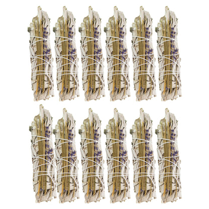 White Sage with Lavender Smudge Stick