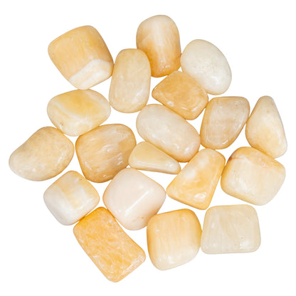 Yellow Calcite Tumbled 1lb
