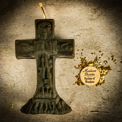 Beeswax Uncrossing Spell Candle - Remove Hexes, Curses & Jinxes