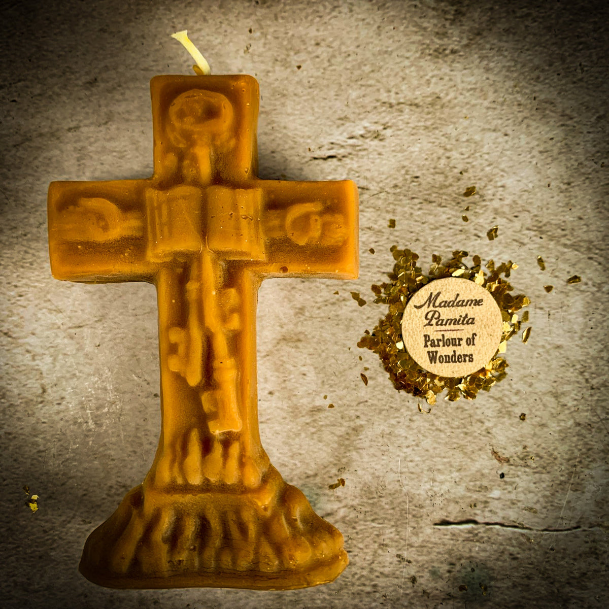 Beeswax Uncrossing Spell Candle - Remove Hexes, Curses & Jinxes