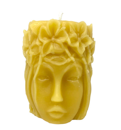 Earth Goddess Head Candle