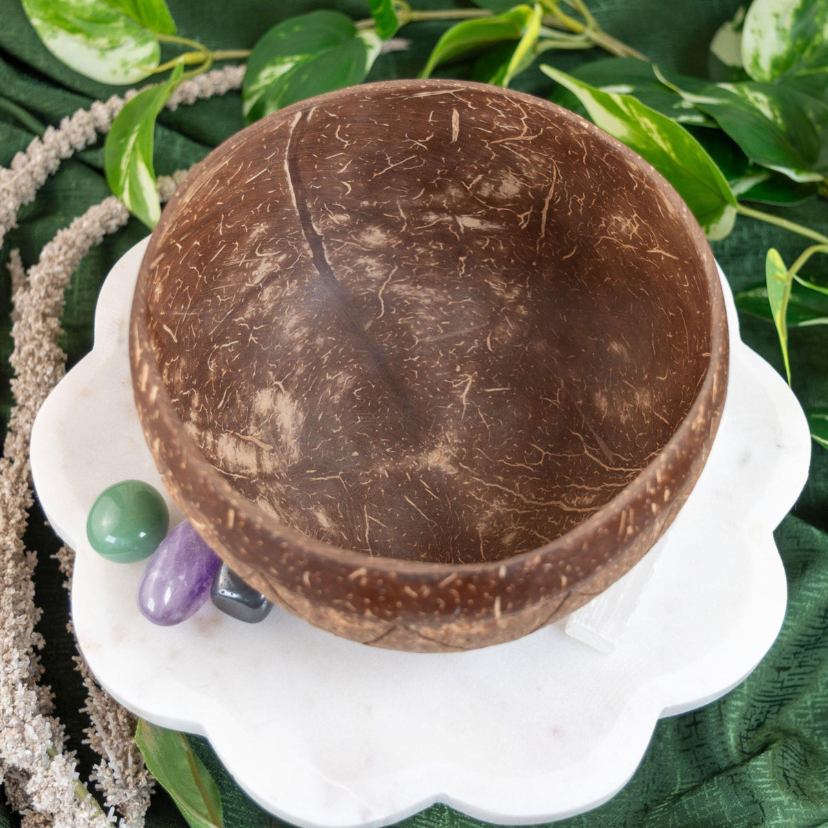 Engraved Coconut Bowl Assorted