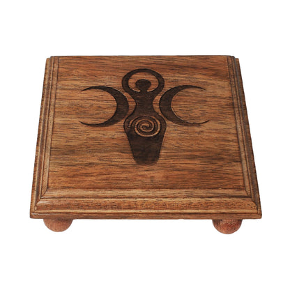 Wood Goddess Altar Table